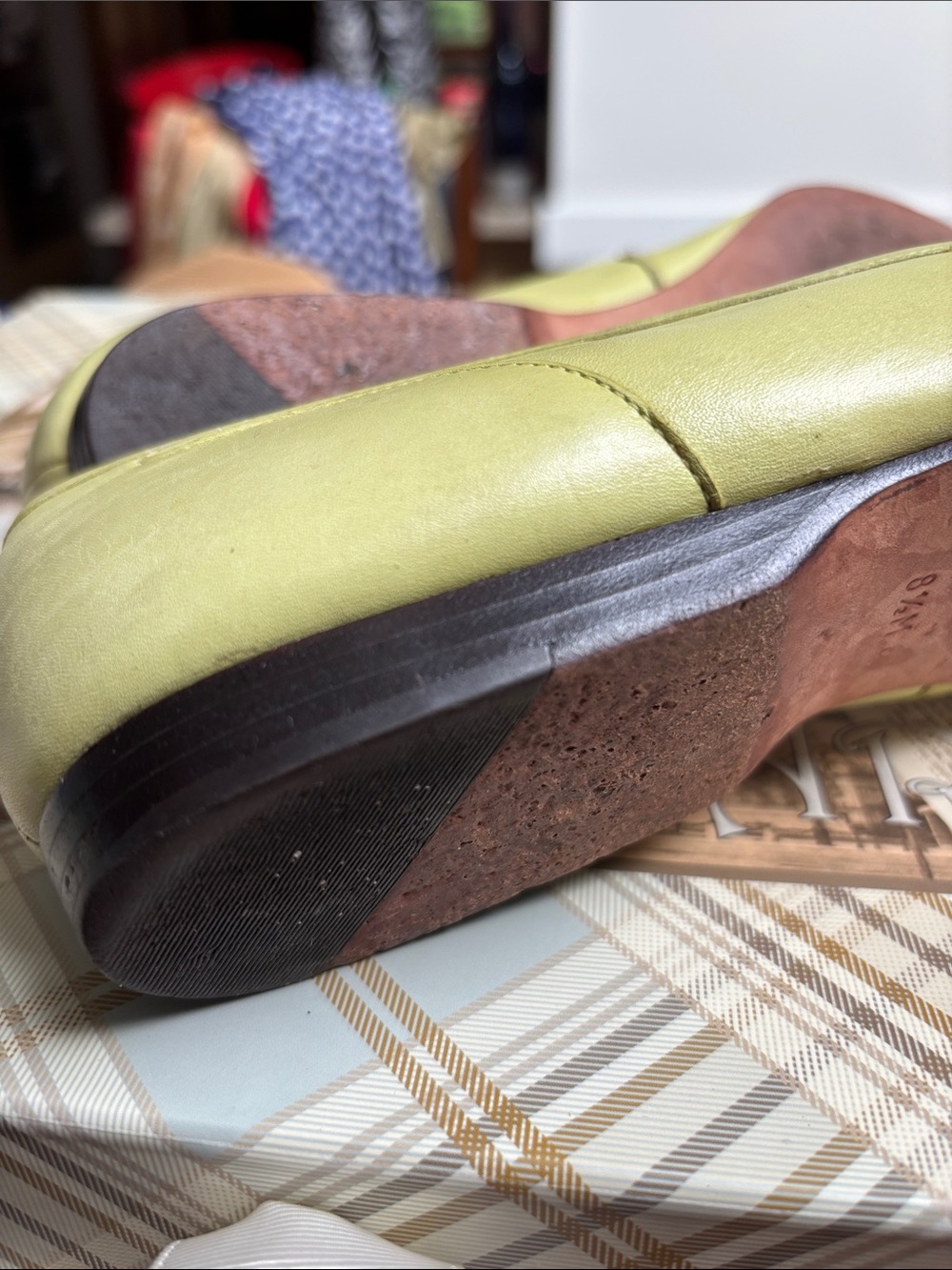 Enzo Angiolini Liberty Flats 8.5 M Vibrant Lime Green - Picture 10 of 10